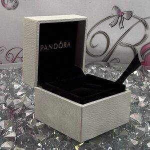Pandora box White Jewelry Gift Box - White and Black Presentation